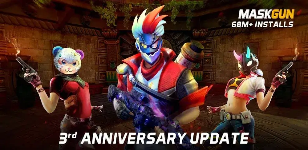 MaskGun v3 050 MOD APK (Unlimited Ammo Mega Menu) Download