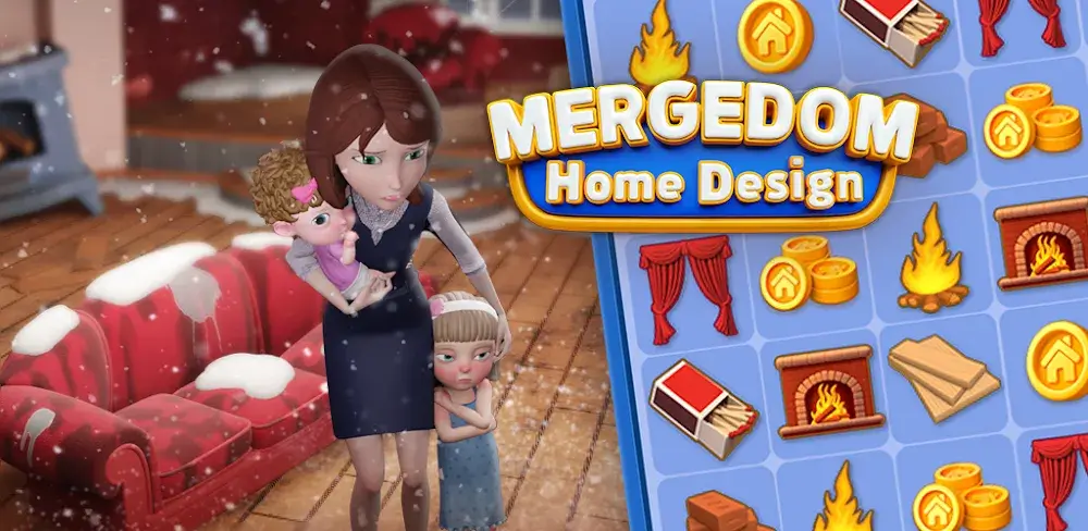 Mergedom: Home Design v8 2 0 MOD APK (Unlimited Energy) Download
