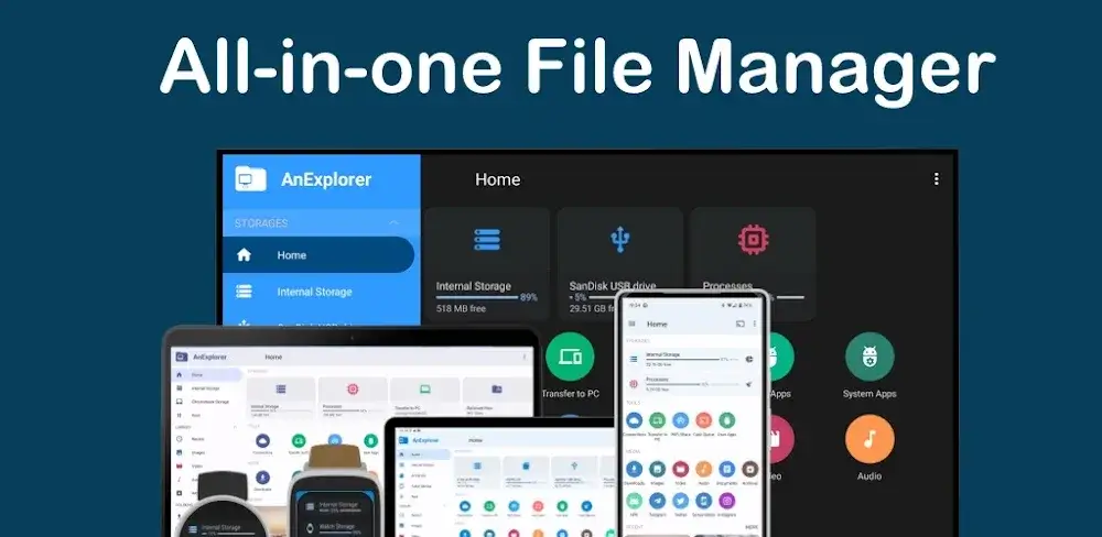 AnExplorer Pro File Transfer v5 8 9 MOD APK (Full Version) Download
