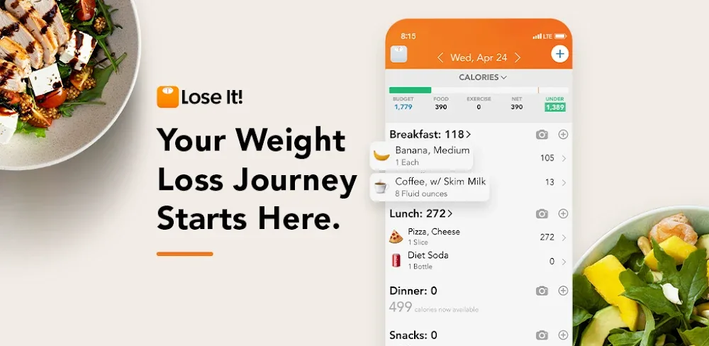 Calorie Counter by Lose It v17 1 201 MOD APK (Subscribed Unlocked Calorie Counter by Lose It v17 1 201 MOD APK (Subscribed Unlocked