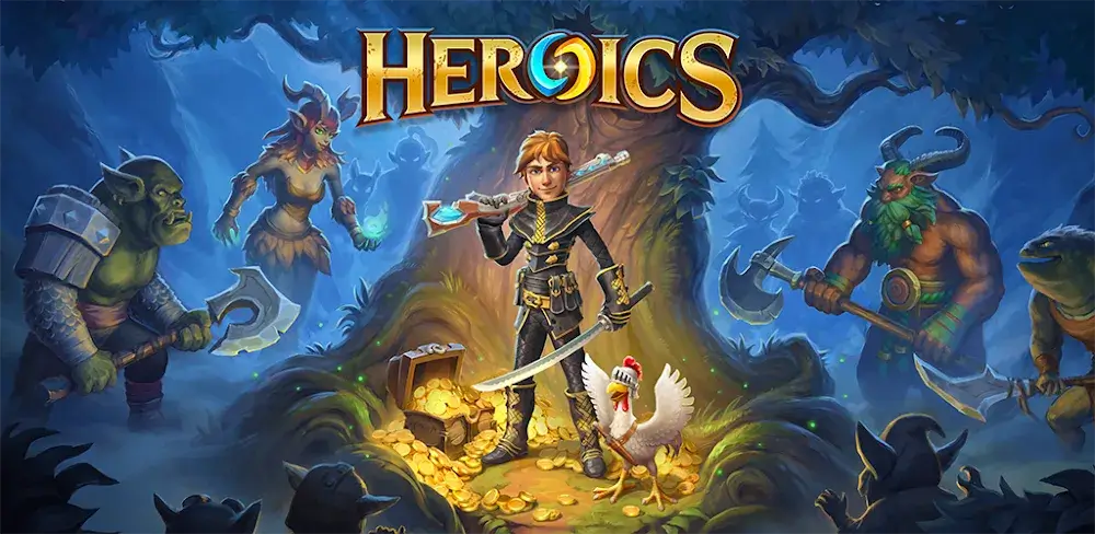 Heroics v4 7 52 MOD APK (Free Shopping One Hit God Mode) Download