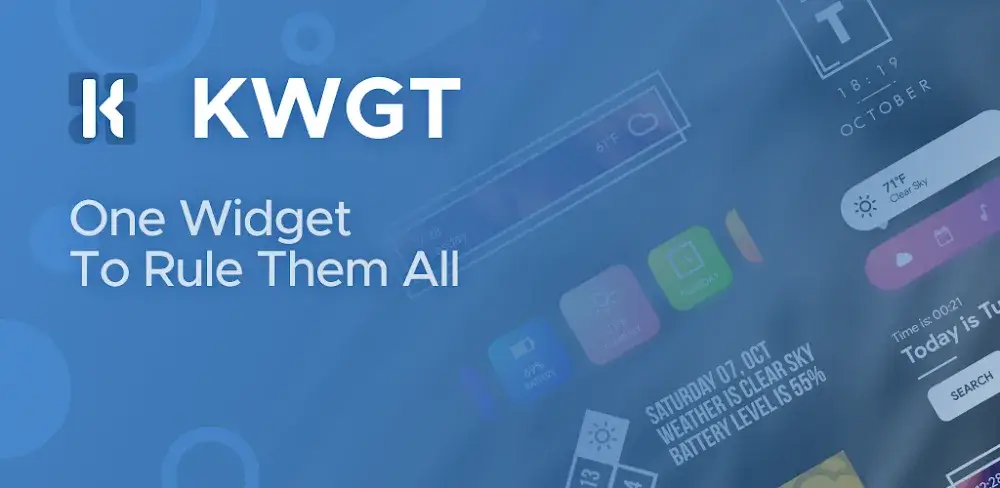 KWGT Kustom Widget Maker v3 80b522706 MOD APK (Pro Unlocked) Download