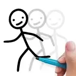 Stickman Draw Animation