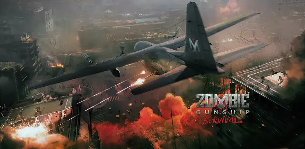 Zombie Gunship Survival v1 7 31 MOD APK (Menu Ammo Dumb Enemies) Download