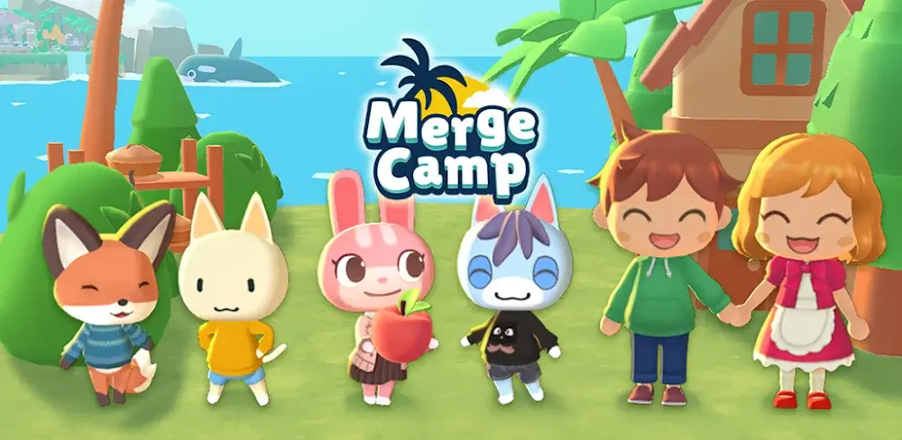 Merge Camp V1 40 201 MOD APK Menu Exp Multipler Unlimited Coins 