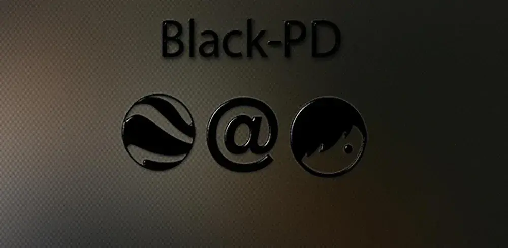 Black-PD Icon Pack v1.4 APK (Full Version) Download