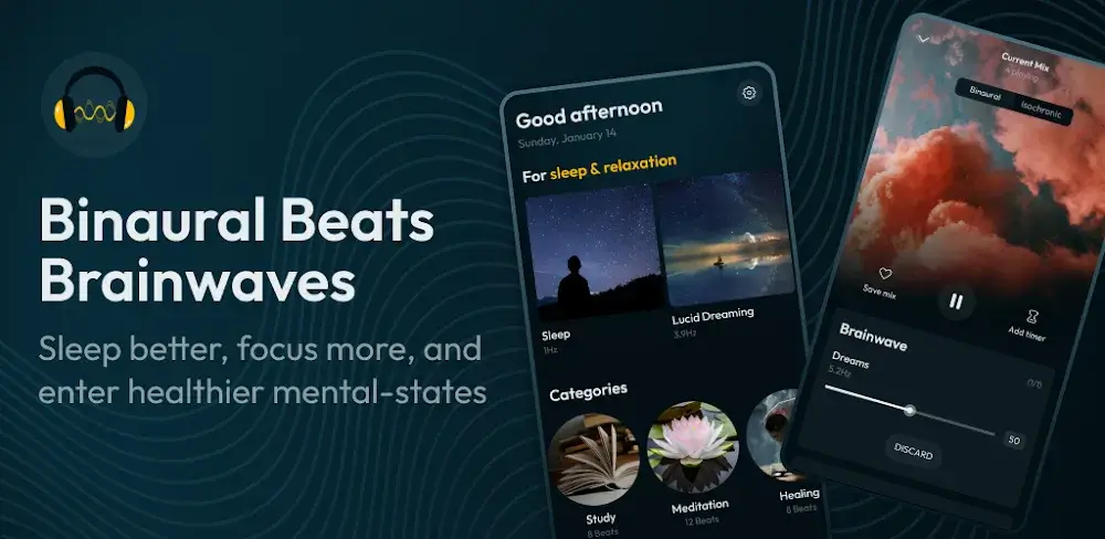 Binaural Beats Brainwaves v6 39 MOD APK (Premium Unlocked) Download