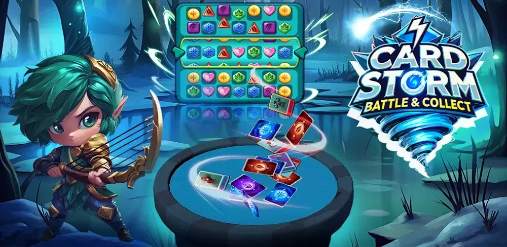 Cards Storm Spin Battle v1 0 126 MOD APK (Menu Damage Defense