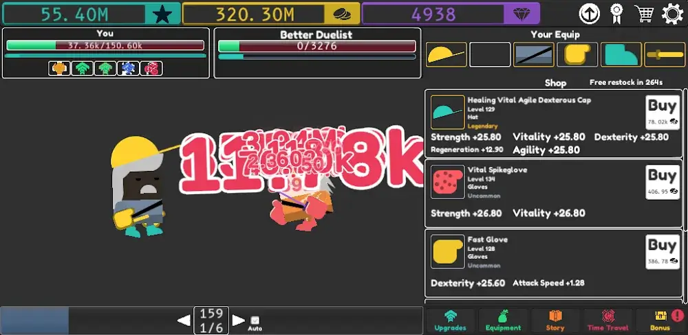 Idle Superpowers v1 2 15 MOD APK (Unlimited Stars Gold Ruby) Download