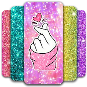 Glitter Wallpaper: Theme, Icon
