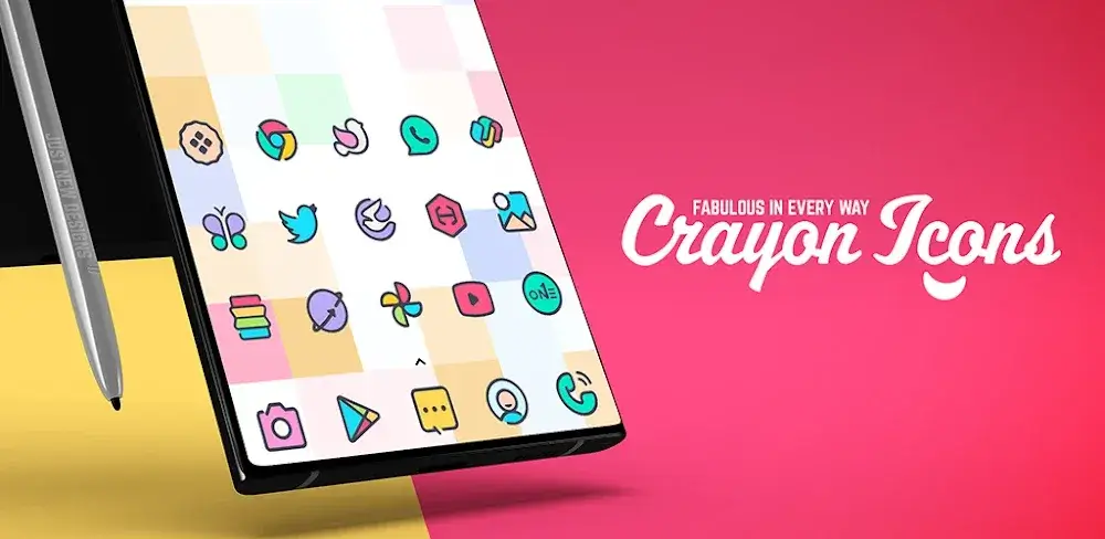 Crayon Icon Pack v6 8 APK (Full Version) Download