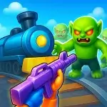 Train Protector v0.1 MOD APK (Menu, Fire Rate, God Mode, Damage) 