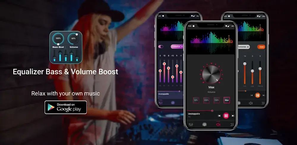 Music Equalizer Bass Booster v3 0 3 MOD APK (Premium Unlocked) Download