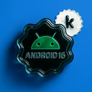 Android 16 Glass KWGT