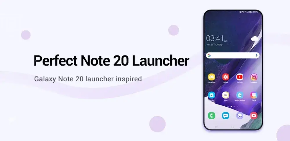 Perfect Galaxy Note20 Launcher v7.4.1 MOD APK (Premium Unlocked) Download