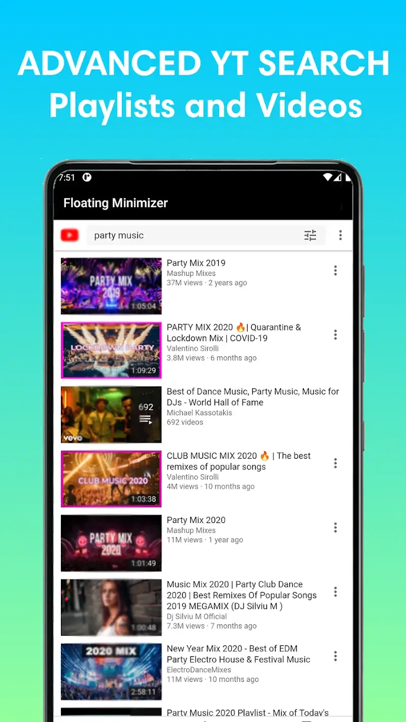 Floating Minimizer Tube screenshot 3