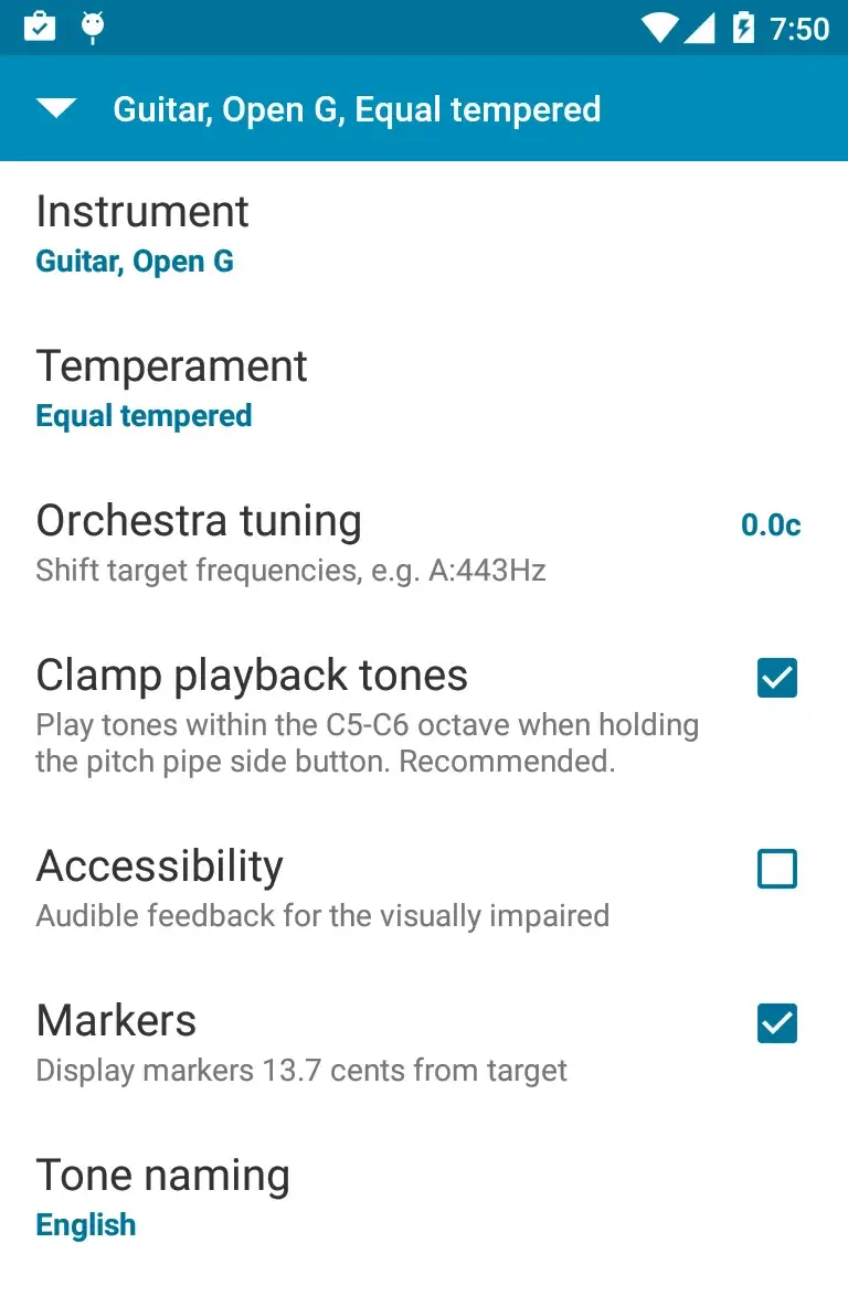 Tuner – gStrings screenshot 4