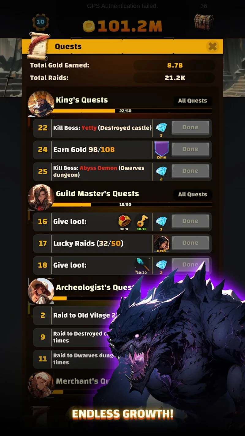 Dice Mastery: Idle Raiders screenshot 5