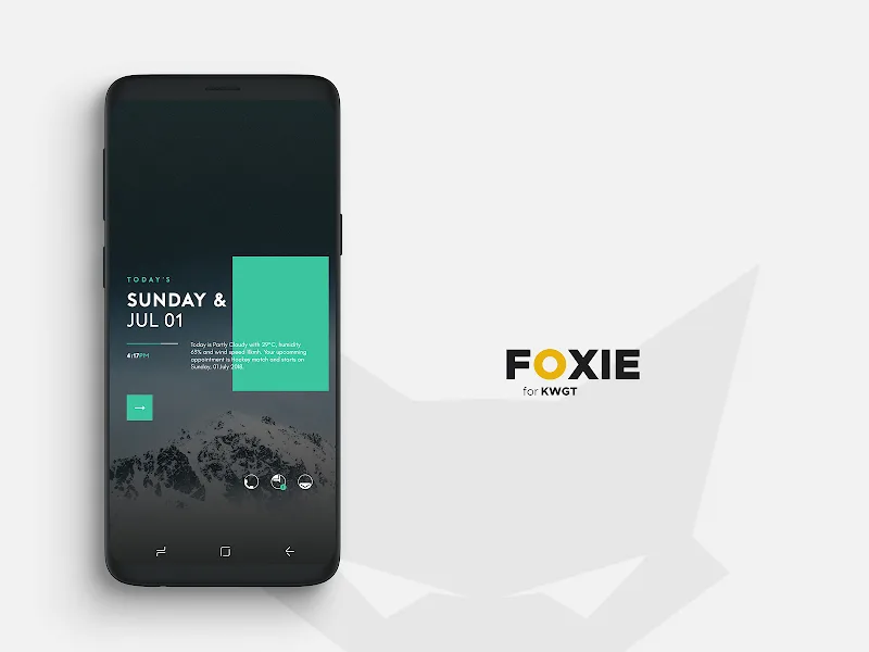 Foxie for KWGT screenshot 2