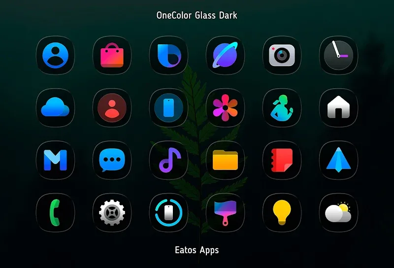 OneColor GlassDark screenshot 1