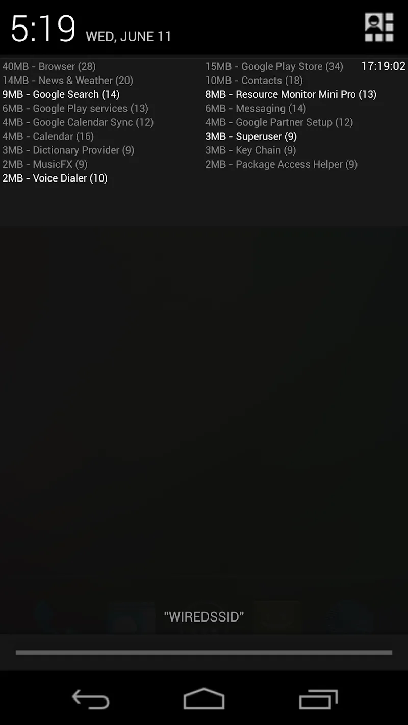 Resource Monitor Mini Pro screenshot 3