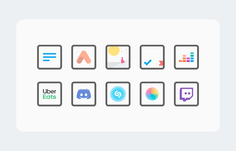 White Sweet Edge – Icon Pack screenshot 2