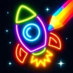Neon Doodle v25.1.1 MOD APK (Premium Unlocked)