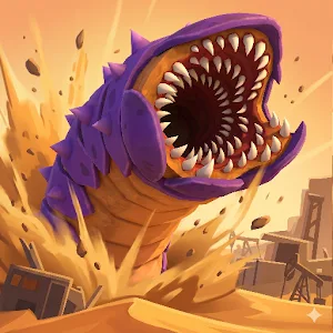Desert Worm: Idle Survival RPG